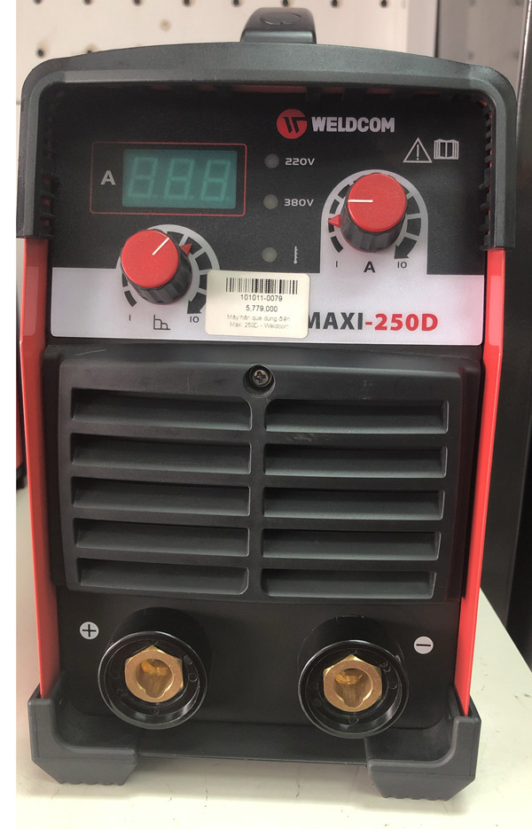 máy hàn que điện tử Maxi 250D điện 220V/380V giá rẻ