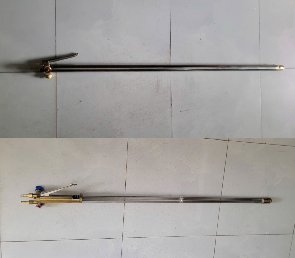 Đ&egrave;n cắt gi&oacute; đ&aacute; oxy gas thẳng