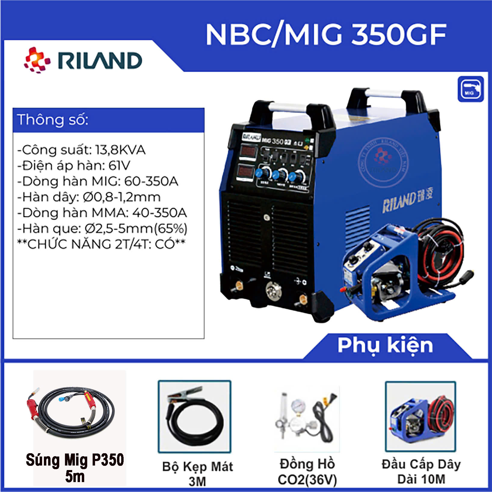 dia chi ban may han mig NBC350GF tai Hanoi Saigon