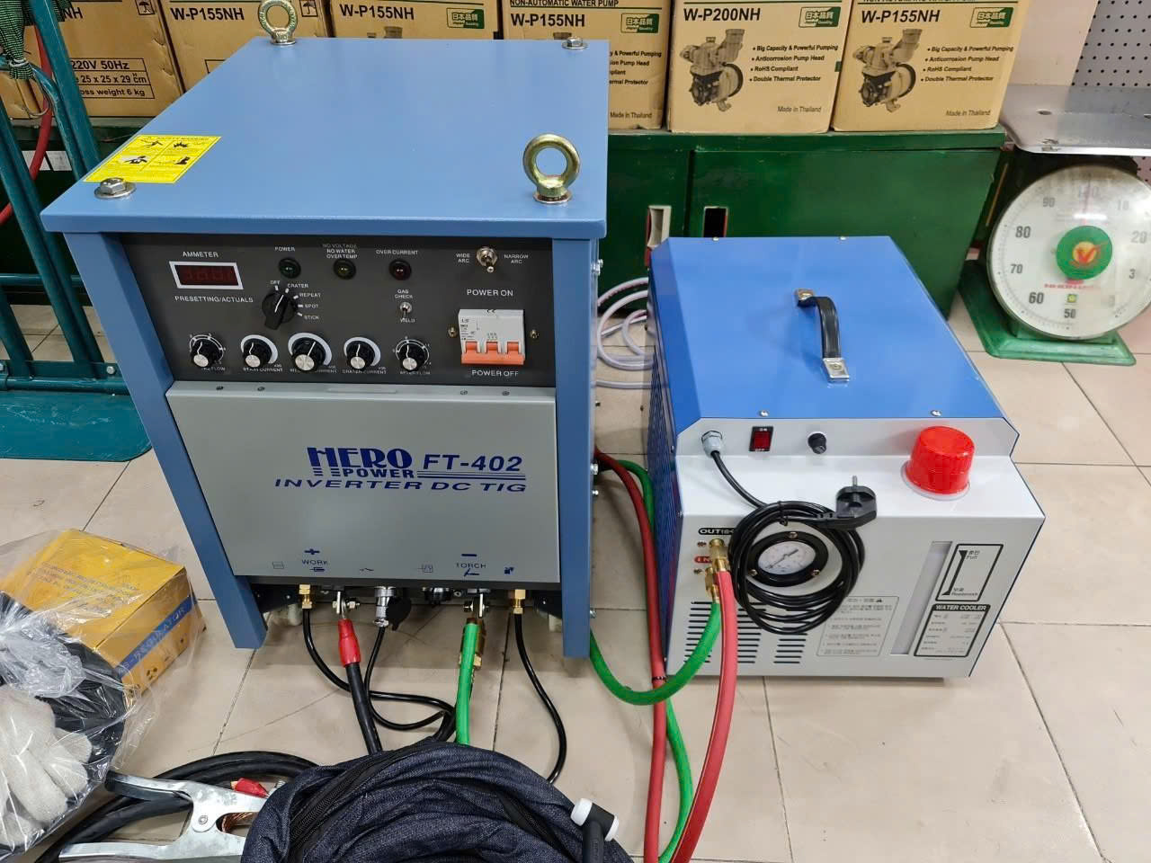 dia chi ban may han tig Hero FT402 giải nhiệt nước