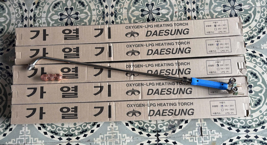 dai ly ban den kho, mo kho, tay kho Daesung korea tai Hanoi Saigon