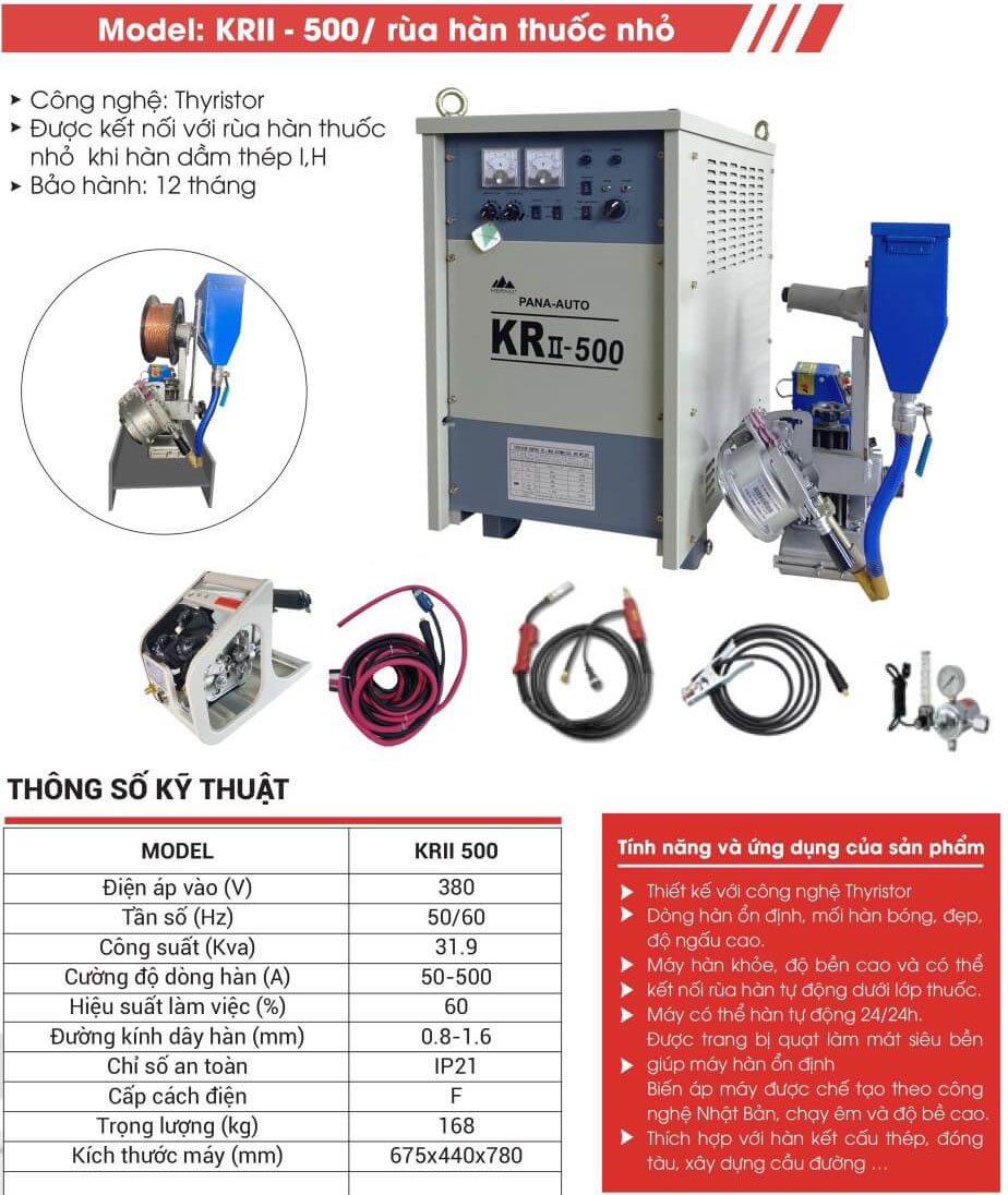dia chi ban may han rua han thuoc 500A